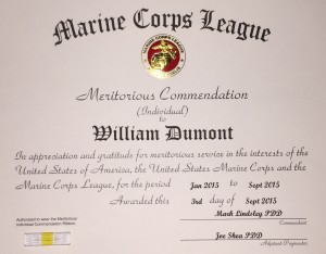 Dumont Meritorious Commendation