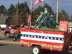 Iwo Jima Float in the Parade