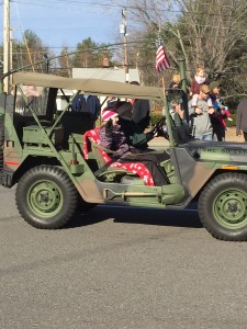 Some old marine jeeps in the parade