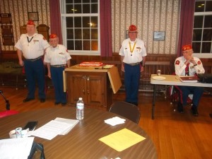 Marines Ready for the 240 Birthday Celebration, Bob, Mark, Ray, & Cody