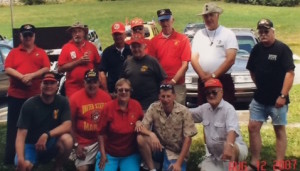 Al and the other Leathernecks from the Gary S Dillon Detachment joined together at the Department Picnic in 2007.